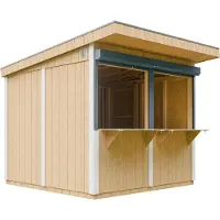 Timbela Premium buitenkiosk - 5,9 m² - H240 x B248 x D305 cm - Gemaakt van LP Smartside panelen - Kleur: M950-HARVEST HONEY
