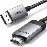 UGREEN - DP119 - DisplayPort/HDMI 4K 60Hz kabel 1m - grijs