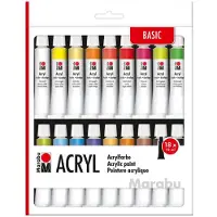 Marabu Acryl Basic Acrylverf 12 ml 18 stuk(s)