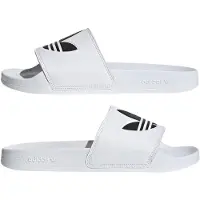 Adidas Originals Muiltjes 'Adilette Lite' zwart / wit
