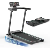 PH Fitness Loopband 12 km/u – Opvouwbare Treadmill – Bluetooth App Wandelband 1.5PK Motor - TH900 – 130KG – Hometrainer voor Thuis - Hyrox - Veiligheidssleutel – 12 Programma’s