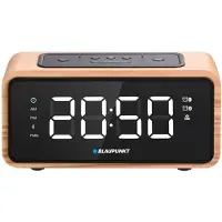 Blaupunkt Radio Wekker FM Bluetooth 60 Stations Geheugen LED Display Klok met dubbel Alarm en Sluimerfunctie