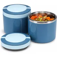 VHV - Thermocontainer - Warmhoudbeker - Lunchbox voor soep - Geïsoleerde voedselcontainer - Voor school werk en reizen