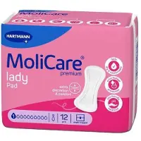 Molicare Premium lady Pad 1 druppel 4x12 St Incontinentie onderlegger