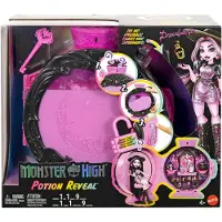 Monster High Potion Reveal speelset met Draculaura pop en 9 accessoires - uitpakken met een geheime code