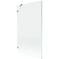 Mexen Lunar douchewand 1-delige 100 x 150 , transparant, goud - 897-100-000-50-00