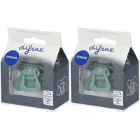 Difrax Fopspeen Natural Sage 12 Maanden+ 2x1 St Fopspeen