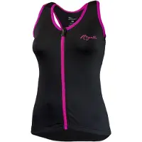 Rogelli Abbey Dames Fietstop - Mouwloos - Zwart/Roze