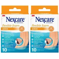 3M Nexcare Flexible Foam Active 2x10 St Pleister