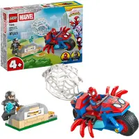 LEGO Marvel Spidey vs Rhino op de motor 11206