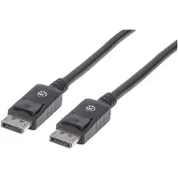 Manhattan 307116-CG DisplayPort-kabel DisplayPort Aansluitkabel DisplayPort-stekker, DisplayPort-stekker 2.00 m Zwart