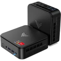 AceMagic Mini Gaming PC, AMD Ryzen 7 7730U (Beat Ryzen 7 5825U, tot 4.5GHz 8C/16T) Mini Computers 16GB RAM 512GB SSD Micro PC, WiFi 6, BT5.2, Triple 4K Display for Office Home