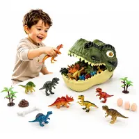BOTC Dinosaurusspeelgoed - inclusief Spelmat - 45 Stuks - Realistische Jurassic Dinosaurusfiguren - Educatief - Voor Kinderen 3-5 Jaar