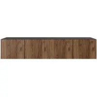 MargaretHadas24 Margaret Hadas24 TV-kast Noe, tv-meubel, tv-kast, 200 cm, hangend, modern design, woonkamer, wandmontage, zwarte tv-meubels, Catania