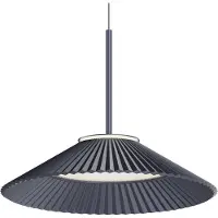 Loom Design Hanglamp Ballerina, dimbaar, blauw, Woon-/ Eetkamer, Aluminium, Modern, hanglamp