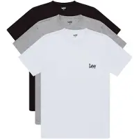 Lee - 3-pack - Zwart/Grijs/Wit