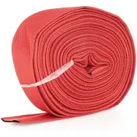 Garronda platte slang 2 inch 30 m - drukslang 8 bar - brandslang zonder snelkoppelingen - layflat-slang voor watertransport & drainage - rood
