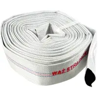 Garronda platte slang 2 inch 20 m - drukslang 8 bar - brandslang zonder snelkoppelingen - layflat-slang voor watertransport & drainage - wit