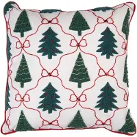 Clayre & Eef Sierkussen 40x40 cm Beige Polyester Kerst