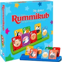 Sarcia.eu Rummikub Bordspel JUNIOR, logicaspel voor de allerkleinsten, voor kinderen 4+, 2-4 spelers Polish version