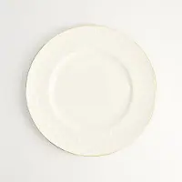 Tokyo Design Studio - Nippon White Gold Rim Bord - Star - 23 cm