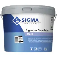 Sigma Sigmatex Superlatex Matt | Matte Muurverf en Plafondverf 10 LTR - Wit