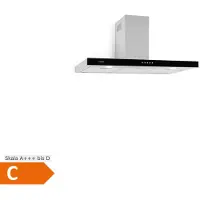 Klarstein Darya afzuigkap 90cm 310m³/h rvs zilver