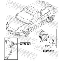 FEBEST 23603-022 Sensor, lichtstraalregeling