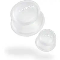 Matchu Sports Cupping set deluxe - 2 Premium Cups - Wit/Transparant