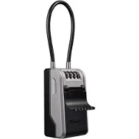 Master Lock 5482EURD - Sleutelkluis - Flexibele beugel - Zwart Zilver