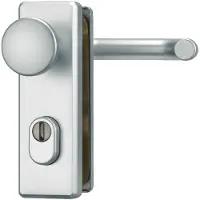 ABUS Greepenset, KKZS700 F1 FS Veiligheidsbeslag FH deur WG, aluminium. (Deurset)