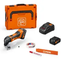 Fein Accu-plaatschaar tot 1,6 mm ABLS 18 1.6 E AS / 2x 5,0 Ah Accu + Lader in L-Boxx - 71300664000