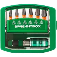 Spax 4000007899019 Bitset 7-delig T-STAR plus Incl. bithouder