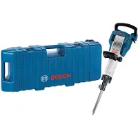 Bosch Breekhamer GSH 16-30 (Draaggreep, machinedoek, puntbeitel 400 mm, trolley, vettube)