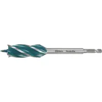 Makita Accessoires 4-snijder houtboor 22x165mm Zeskant 1/4" Vorm E - E-26674