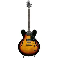 Heritage Ascent+ H-535 Sunburst semi-akoestische gitaar