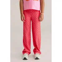 We fashion - Meisjes straight leg broek - Felroze - Maat: 158/164