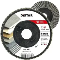 Distar 115*22,23 #60 SCRUB Diamant Lamellenschijf / DIAMOND FLAP DISC