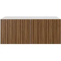 MargaretHadas24 Margaret Hadas24 TV-kast Mio, tv-meubel, tv-kast, 100 cm, hangend, modern design, woonkamer, wandmontage, tv-meubel, wit, Catania