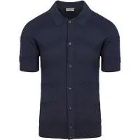 No-excess Gebreid vest navy