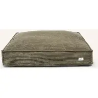 CAFIDE Comfortabele hondenmand van ribfluweel – Groen – Wasbaar, anti-slip & afritsbare hoes – Cuadra