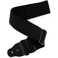 Daddario 3 INCH WIDE BASS GUITAR STRAP BLACK