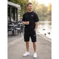 Indigo Denim Denim jogging set heren - modaitalia