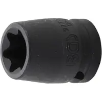 Bgs Kraft-Steckschlüssel-Einsatz E-Profil Antrieb Innenvierkant 12,5 mm (1/2") SW E22