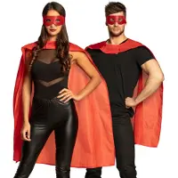 Boland - Set Hero rood Rood - Volwassenen - Unisex - Superheld - Superheld