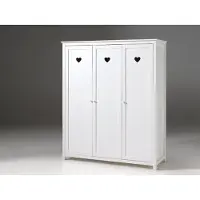 Vipack Amori Kledingkast 3-deurs - Wit