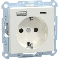 Merten MEG2367-0319 Wandcontactdoos Inzetstuk Meerdere kleuren 1 stuk(s)
