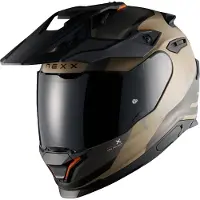 NEXX Y.TRAVL Quest Mat Sand Grijs Adventure Integraalhelm Maat L