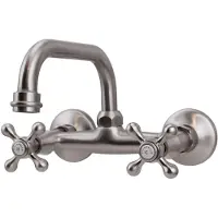 Aquanello Heritage Ascot Klassieke Keuken Muurkraan Boven Uitloop RVS NB-4110-HA