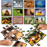 Educa Battle Nature Puzzels Set 12 x 42 Stukjes